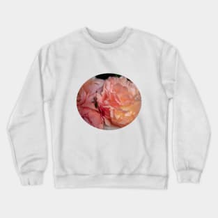 Coral Peony Crewneck Sweatshirt